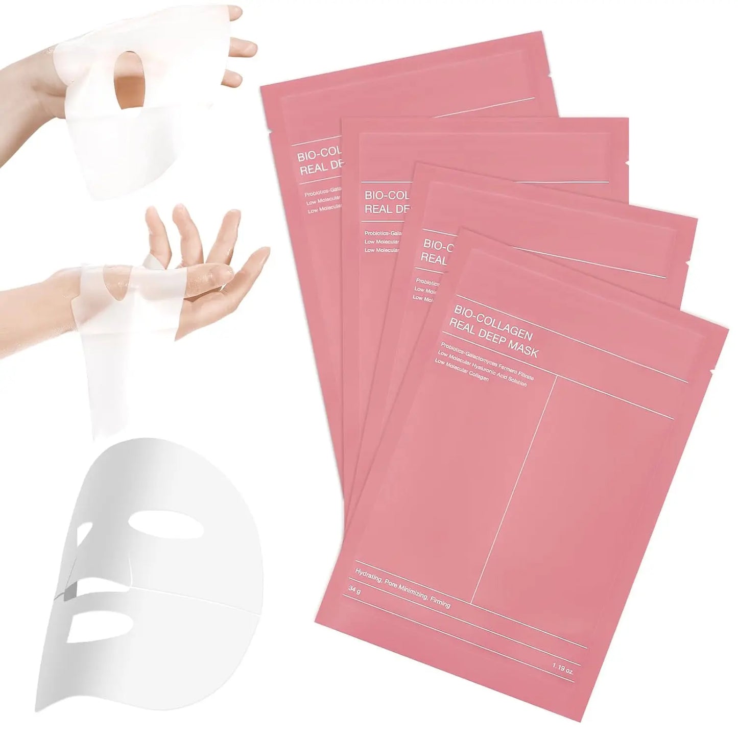 Masque de nuit Bio-Collagène – Soin visage hydratant intense