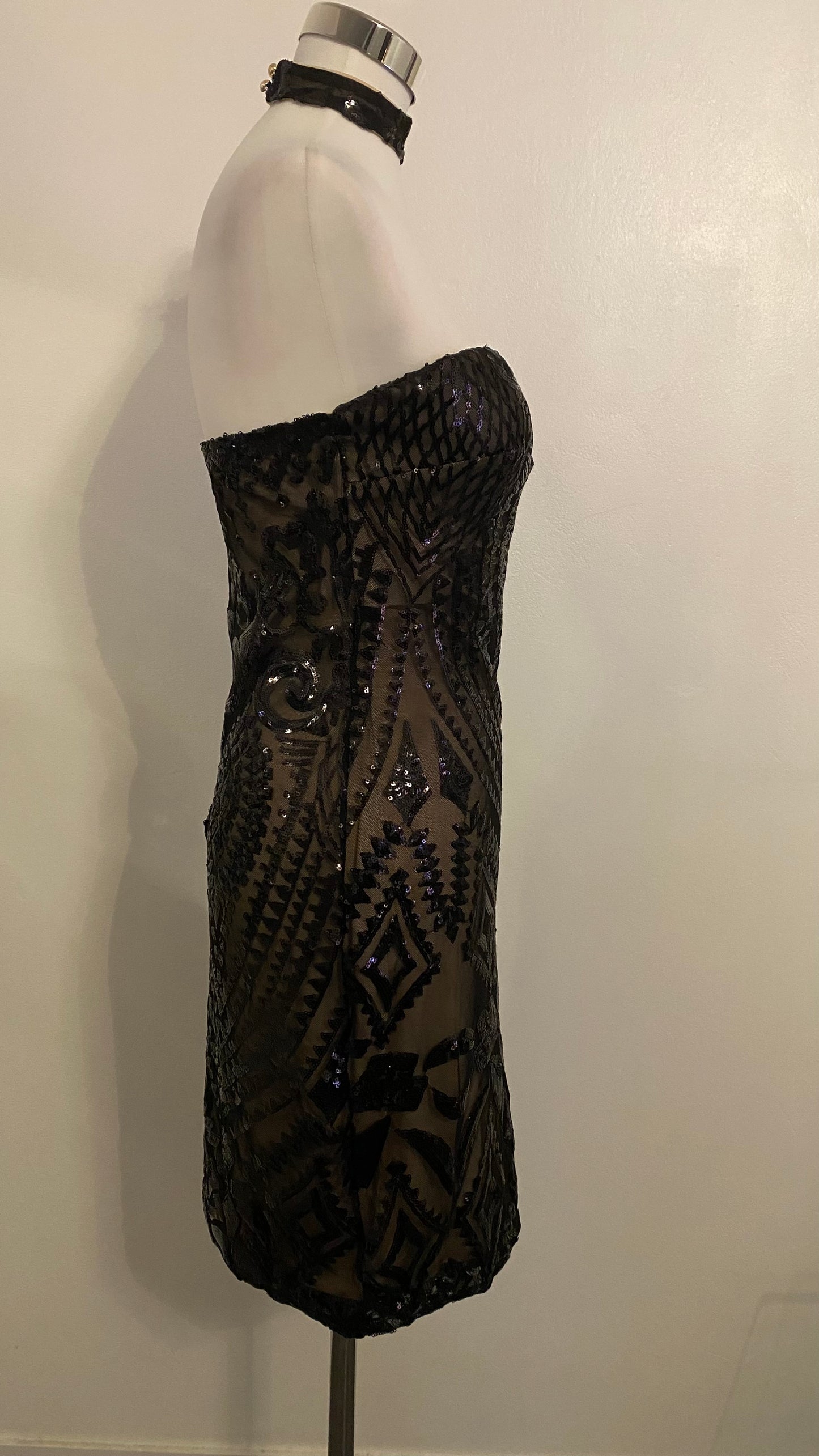 Robe bustier moulante à sequins - ARMINE'S STYLE HUB