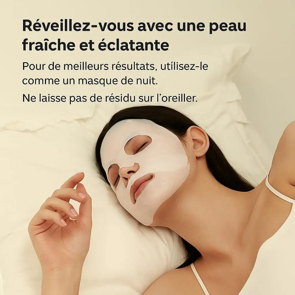 Masque Nuit Bio-Collagène – Soin Visage Anti-Âge Hydratant Intense ARMINE'S STYLE HUB