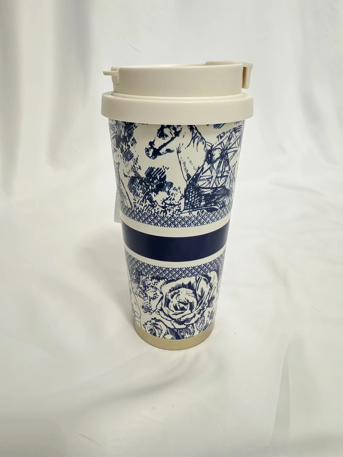 Thermos Isolé 530ml à Motifs Floraux – Acier Inoxydable 316, Paille & Couvercle | Boissons Chaudes ou Froides ARMINE'S STYLE HUB