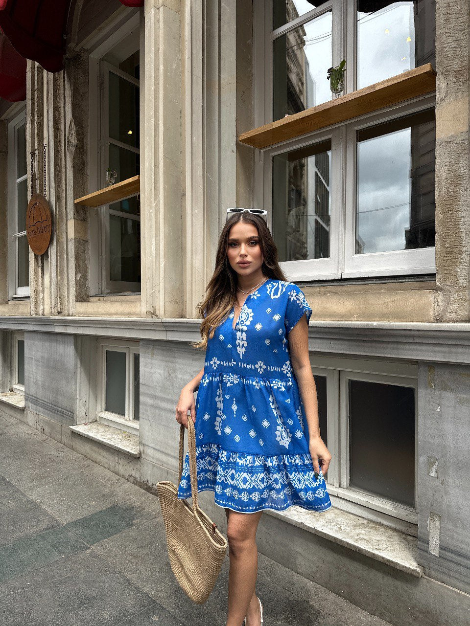 ROBE COURTE IMPRIMÉE - ARMINE'S STYLE HUB
