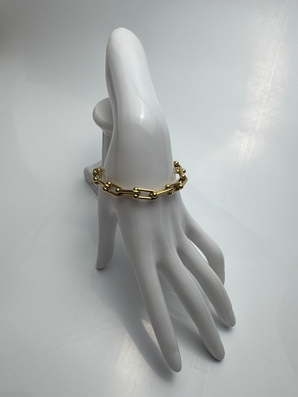 Bracelet Chaîne Épaisse en Acier Inoxydable