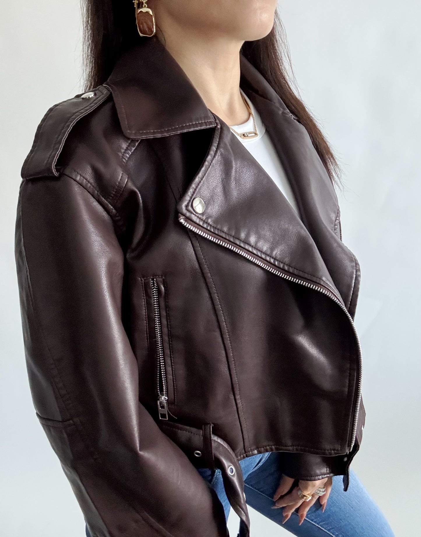 Veste femme marron