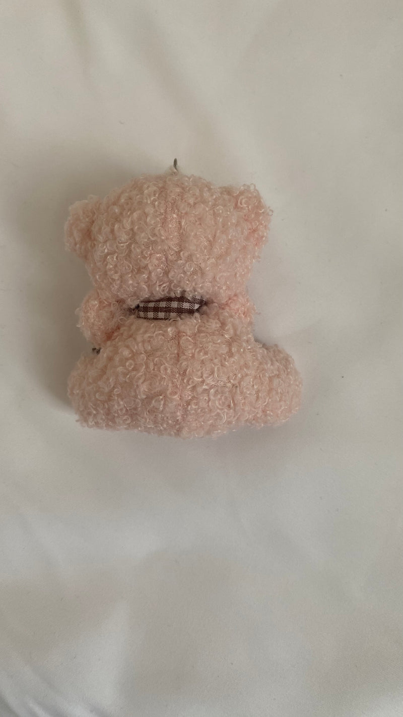 Porte-clé ourson en peluche