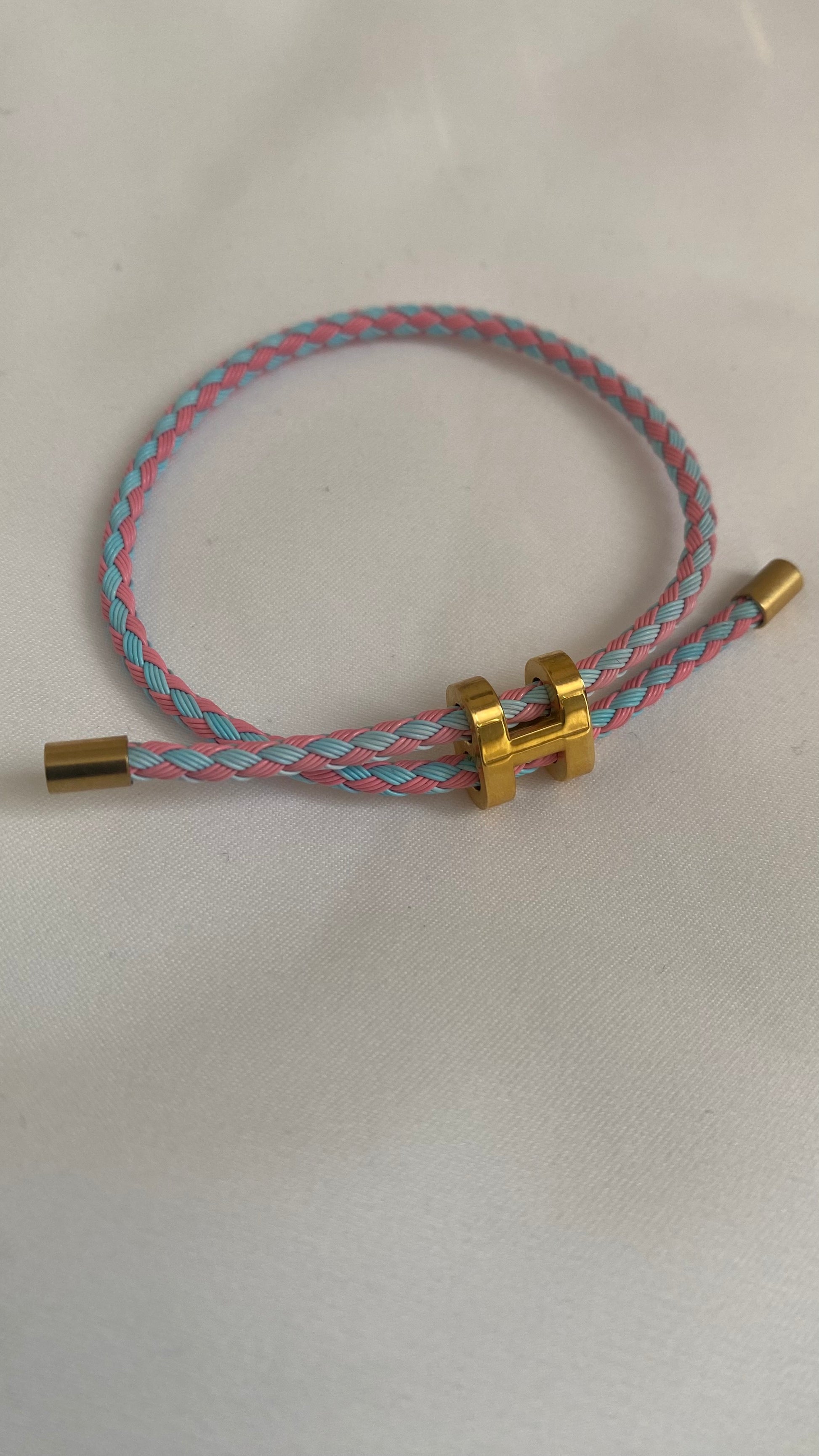bracelet ajustable en acier inoxydable - ARMINE'S STYLE HUB