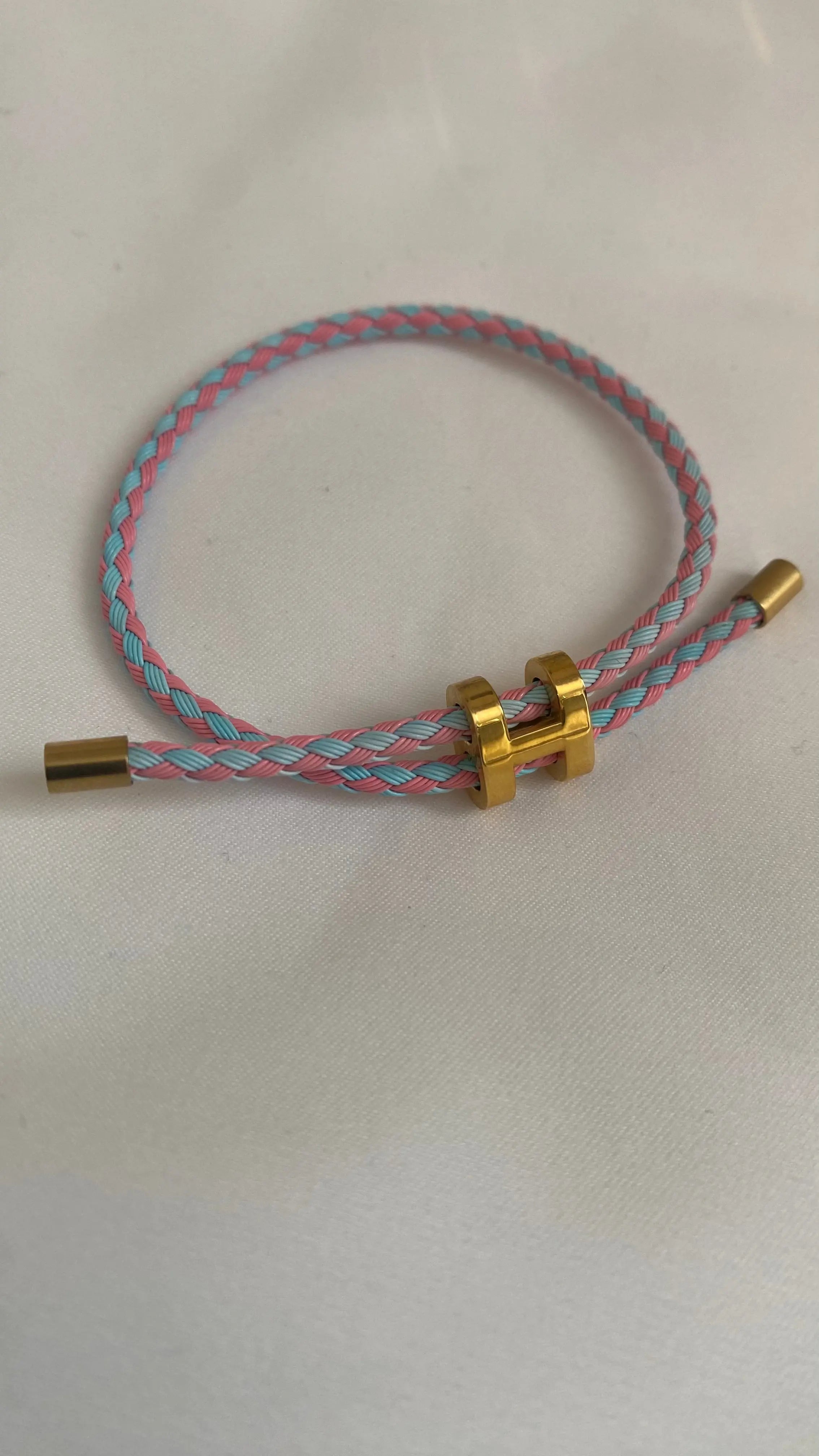 bracelet ajustable en acier inoxydable - ARMINE'S STYLE HUB
