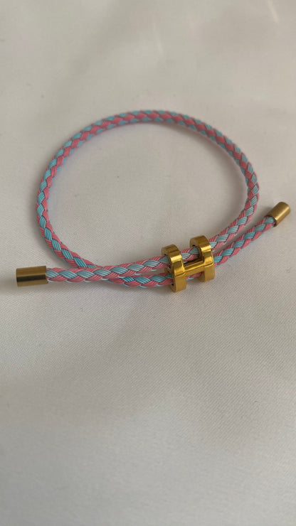 bracelet ajustable en acier inoxydable - ARMINE'S STYLE HUB