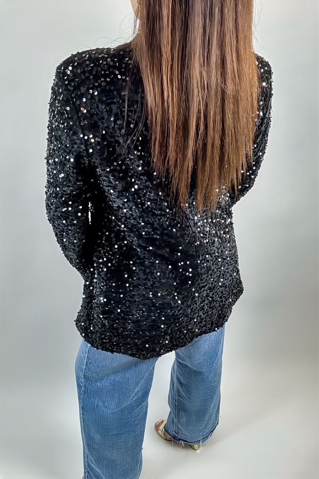 Blazer à Paillettes Élégant – Veste Tendance et Brillante pour un Look Chic et Festif