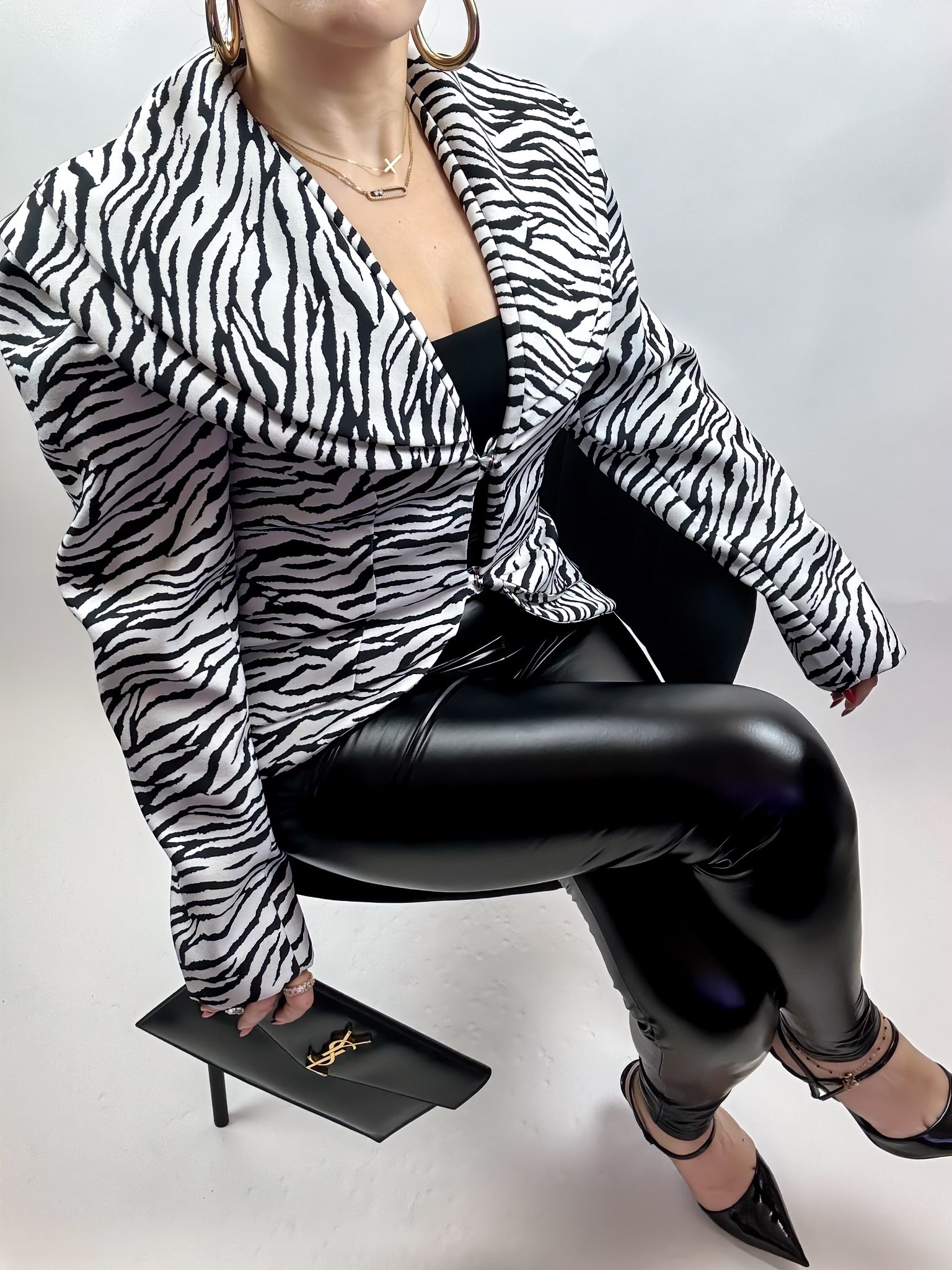 Blazer Femme Léopard Tendance – Veste Chic Oversize Style Fashion Automne Hiver, Été