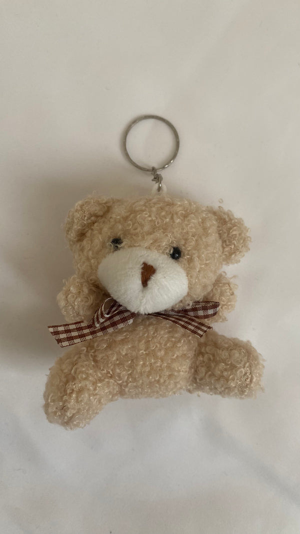 Porte-clé ourson en peluche