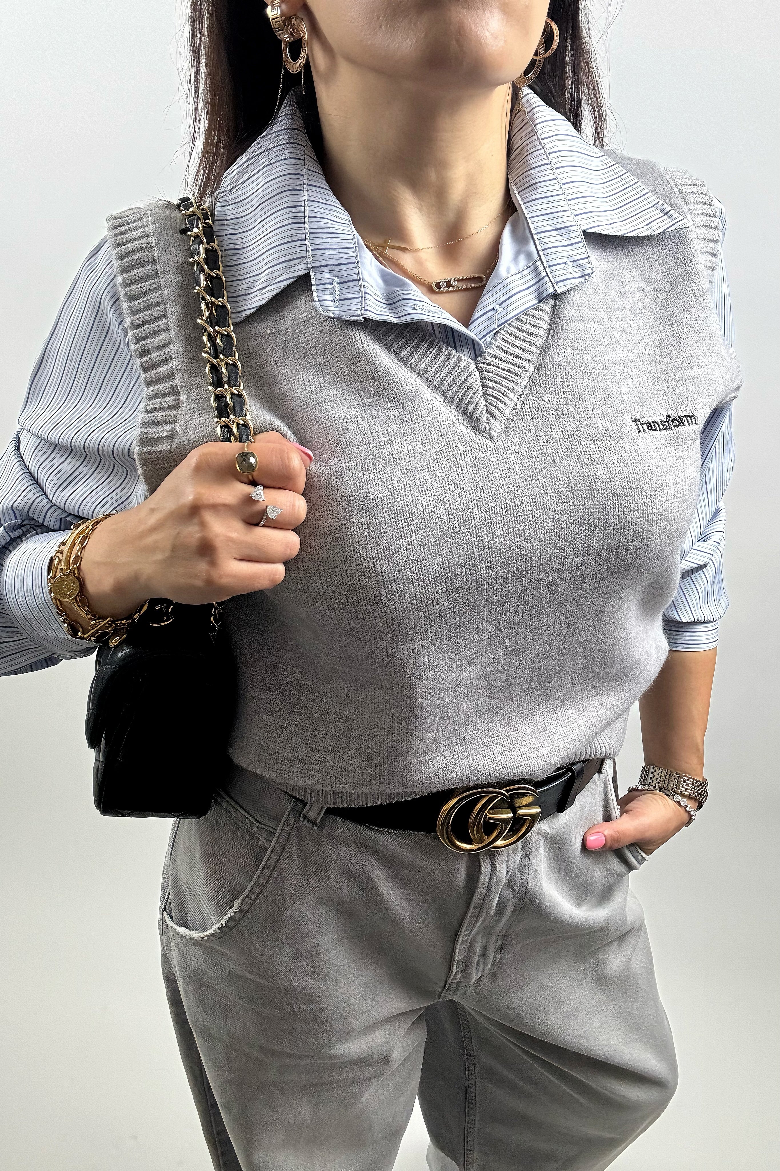 Pull style chic, décontracté