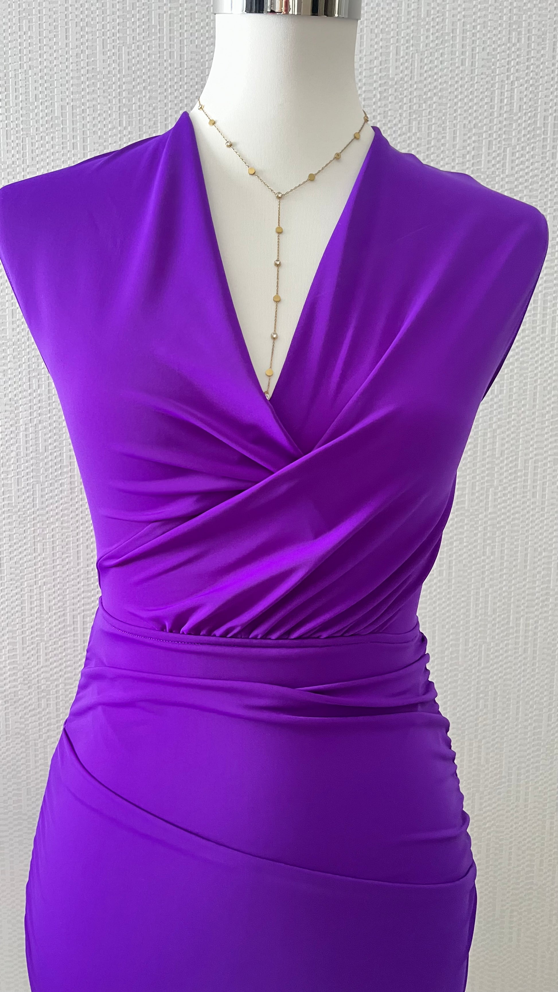 MAJE ROBE EN MATIÈRE TECHNIQUE STRETCH - ARMINE'S STYLE HUB