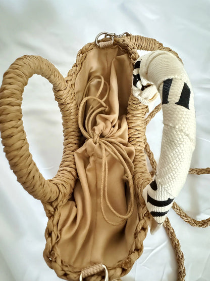 Sac à main -Tout en Paille Élégant ARMINE'S STYLE HUB