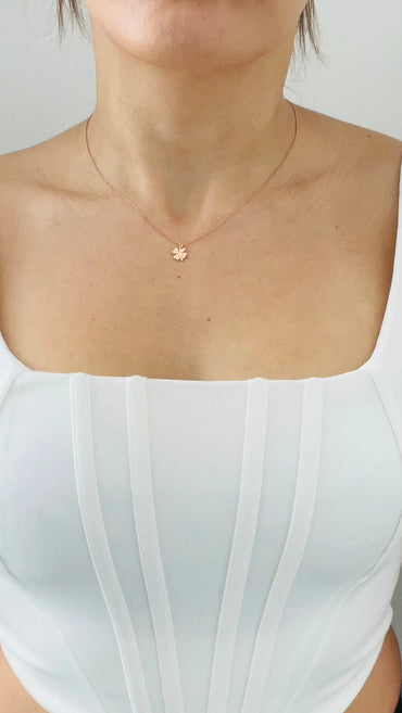 Collier à pendentif - trèfle à quatre feuilles - ARMINE'S STYLE HUB