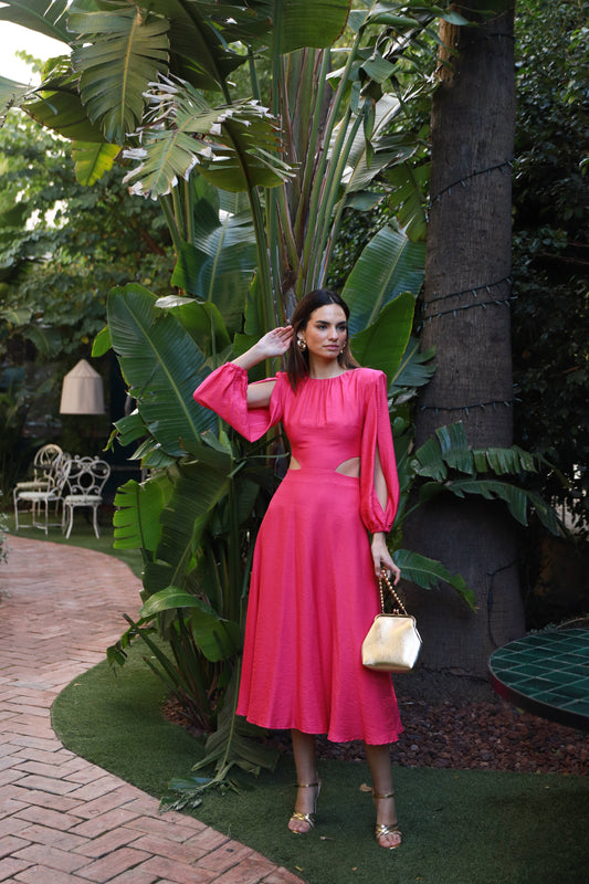 Robe Fany cut out ouverture - Soirée 2025