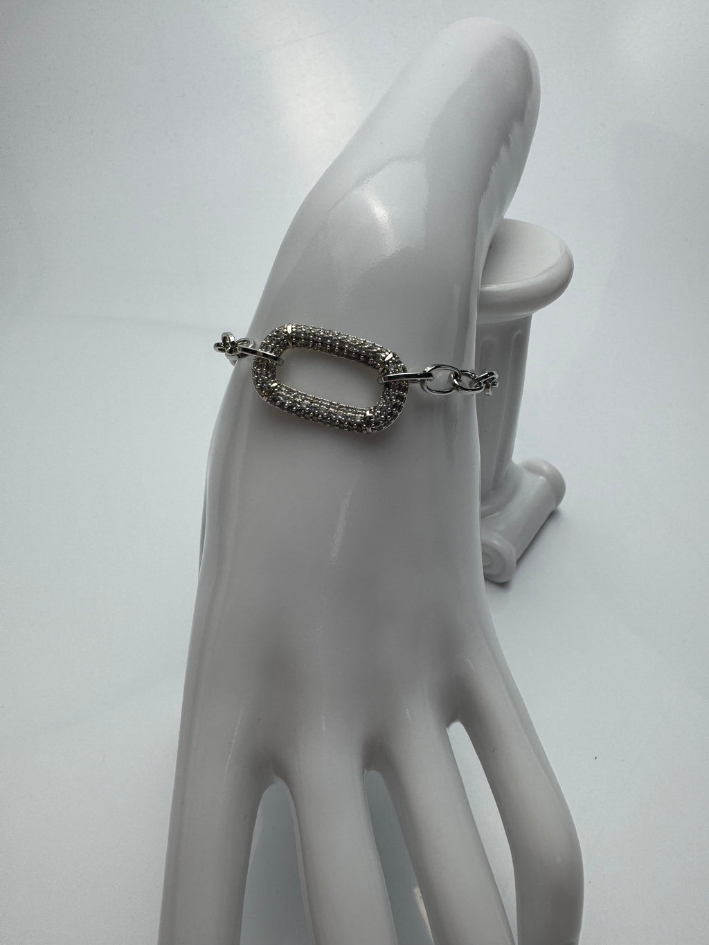 Bracelet argent Strass Zirconium
