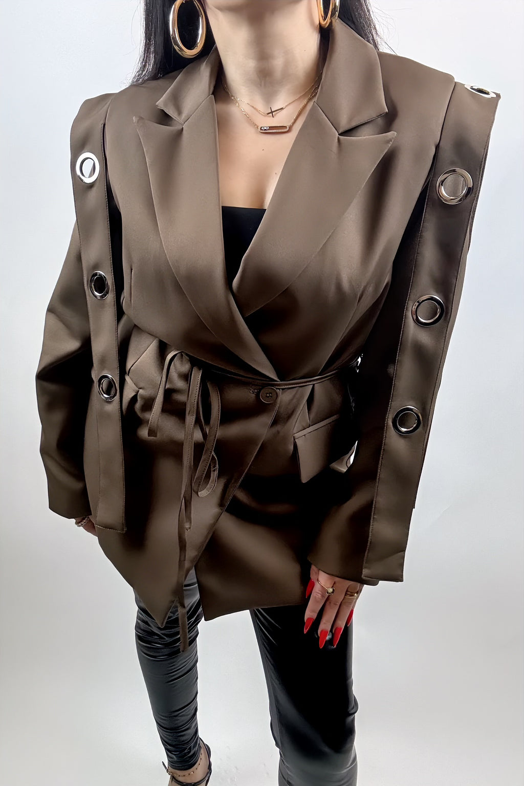 Blazer Femme avec Ceinture – Veste Chic