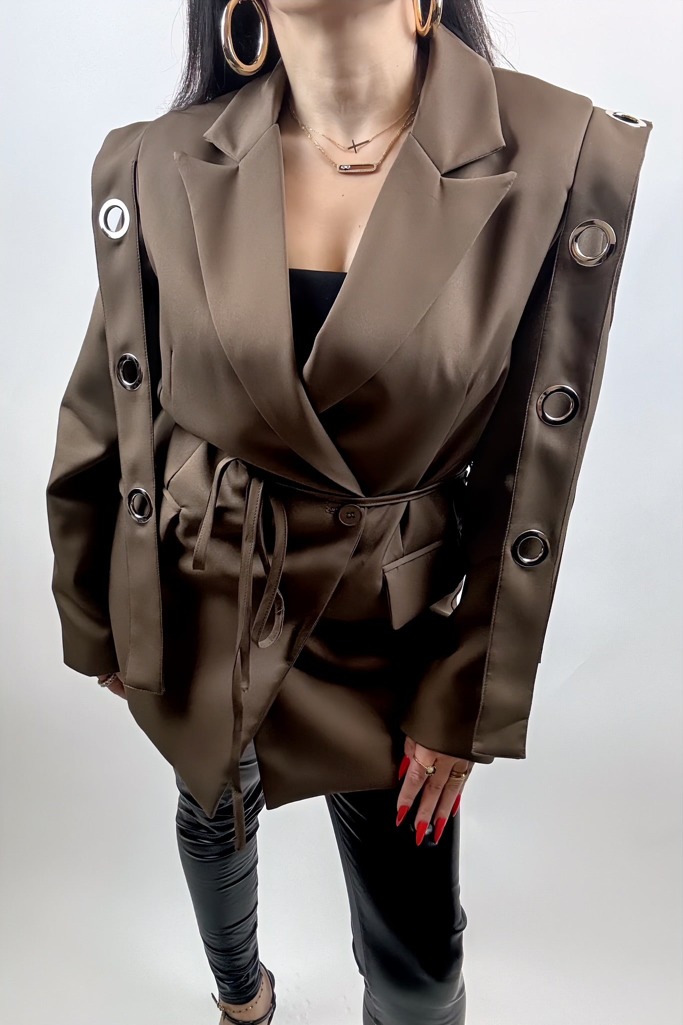 Blazer Femme avec Ceinture – Veste Chic