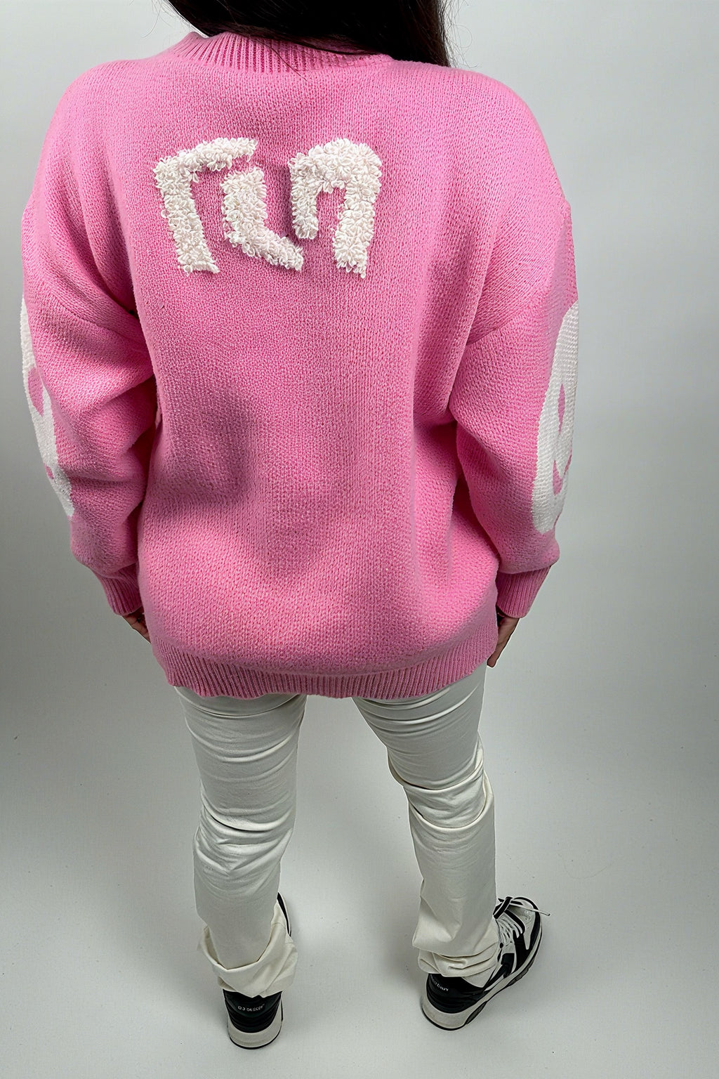 Pull-over Femme Décontracté à Imprimé Cartoon et Lettres