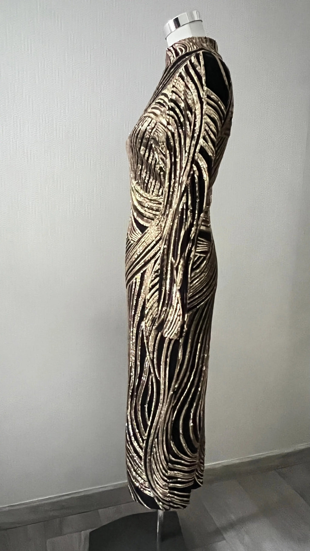 Robe de Soirée mi-longue Pailletée - ARMINE'S STYLE HUB