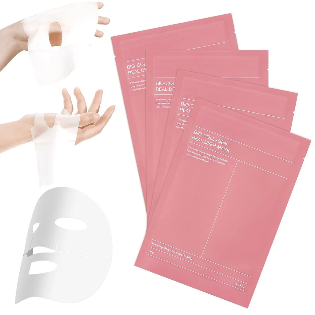 Masque de nuit Bio-Collagène – Soin visage hydratant intense
