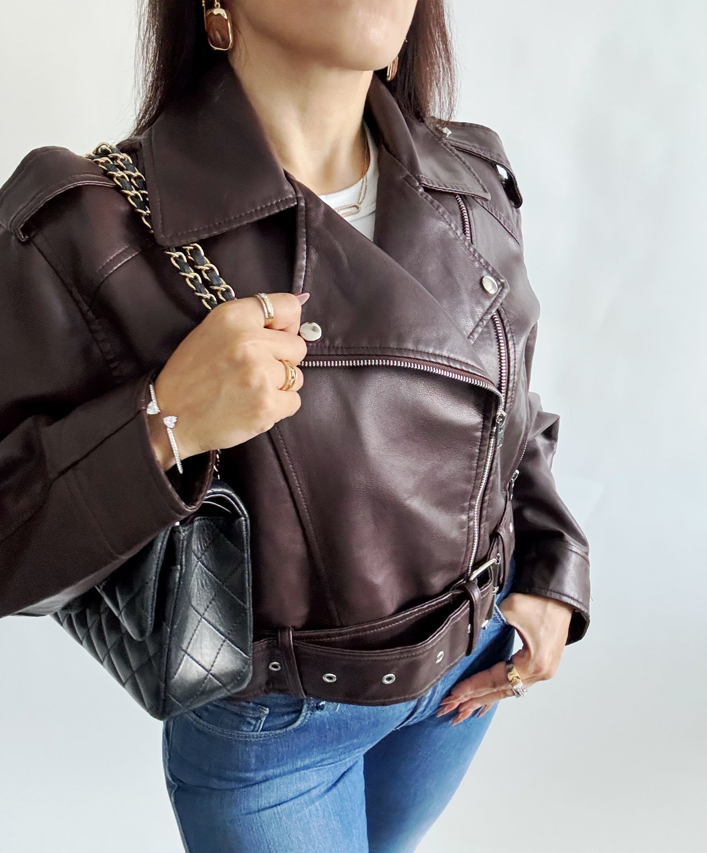 Veste femme marron