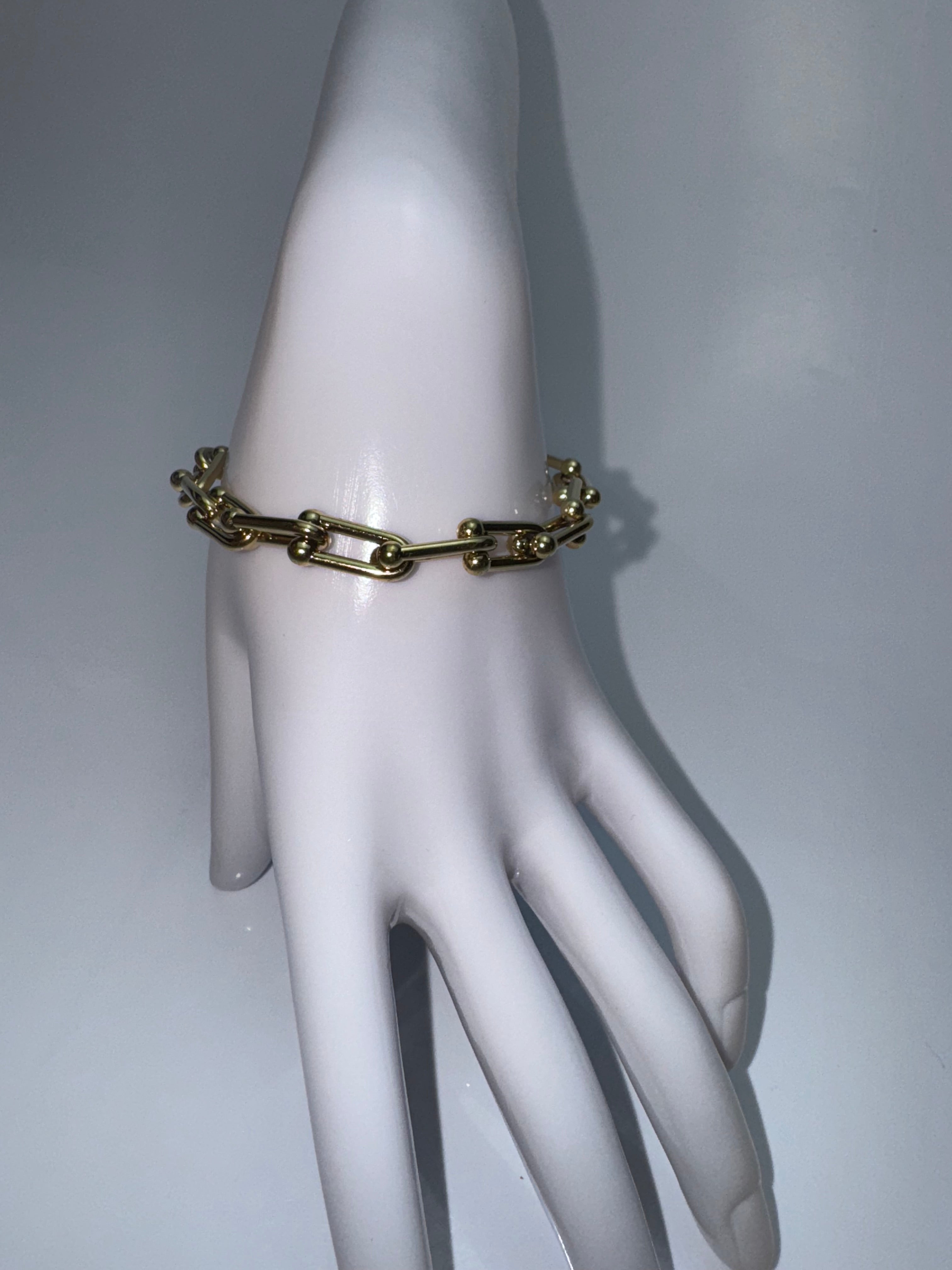 Bracelet Chaîne Épaisse en Acier Inoxydable
