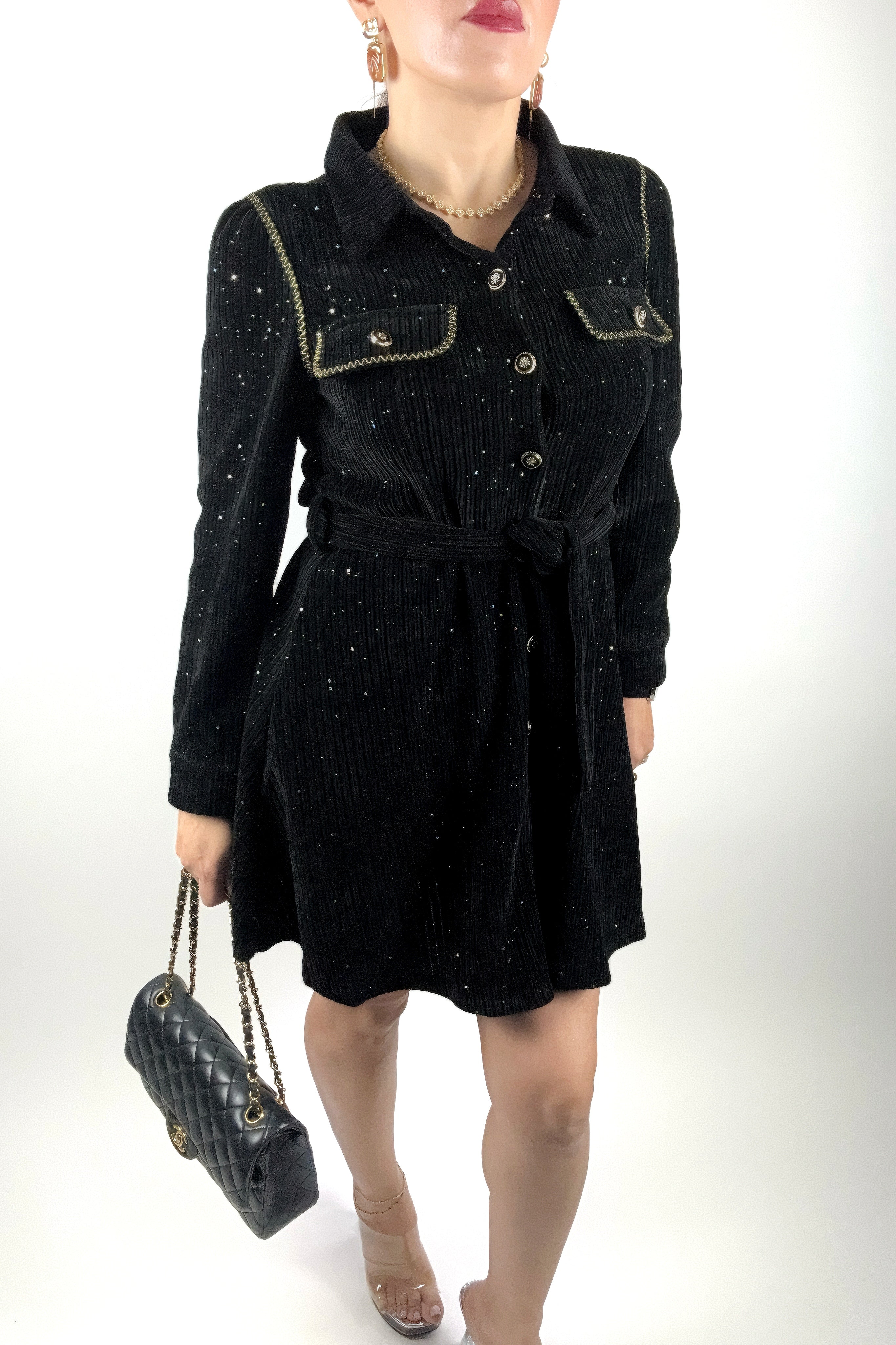 Robe Lya Noire Élégante