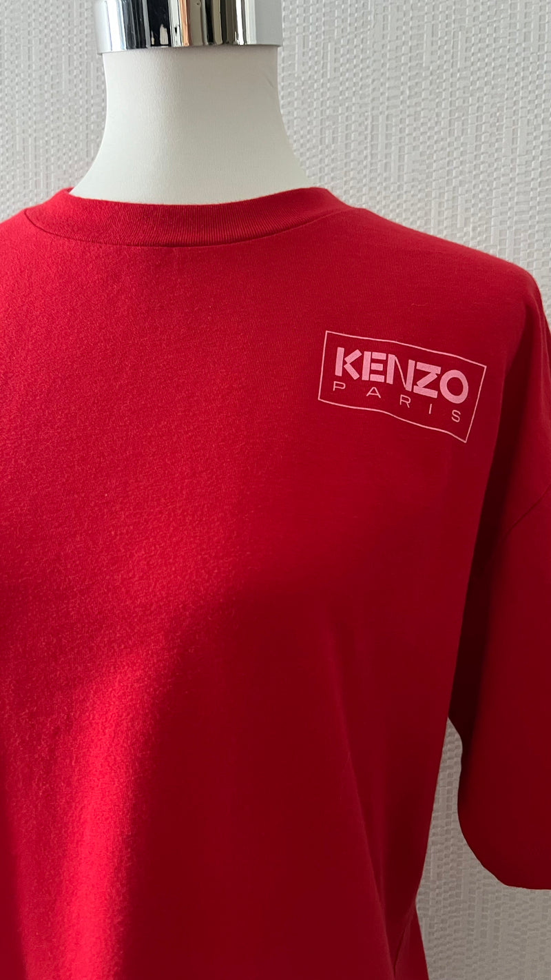 KENZO  T-SHIRT FEMME ROUGE COTON - ARMINE'S STYLE HUB