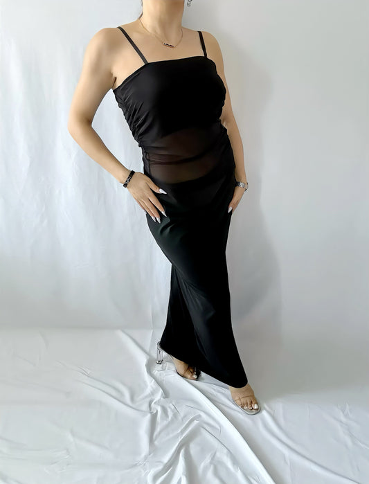 Ensemble Jupe Longue et Haut à Bretelles Fines – Élégance et Légèreté - ARMINE'S STYLE HUB