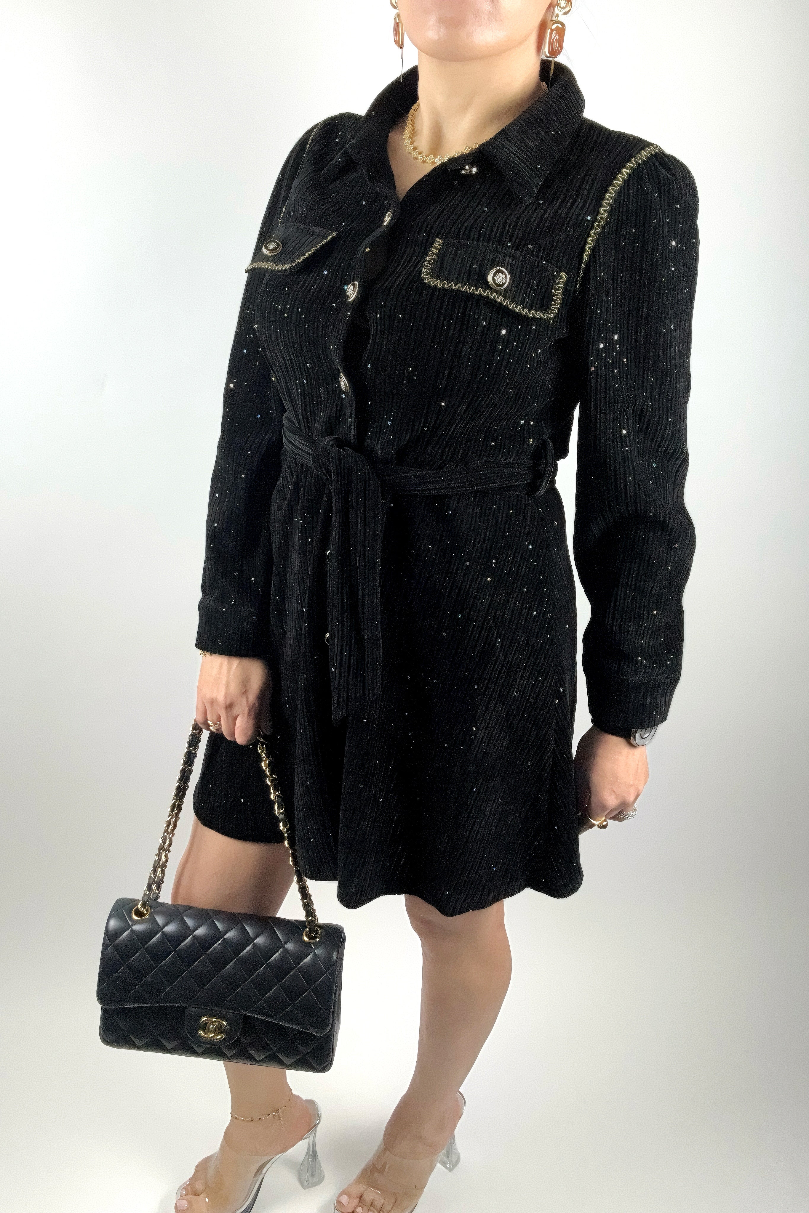 Robe Lya Noire Élégante