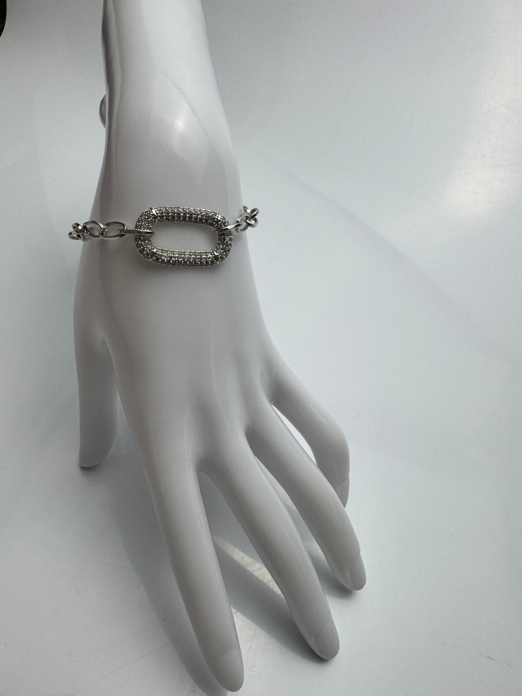 Bracelet argent Strass Zirconium