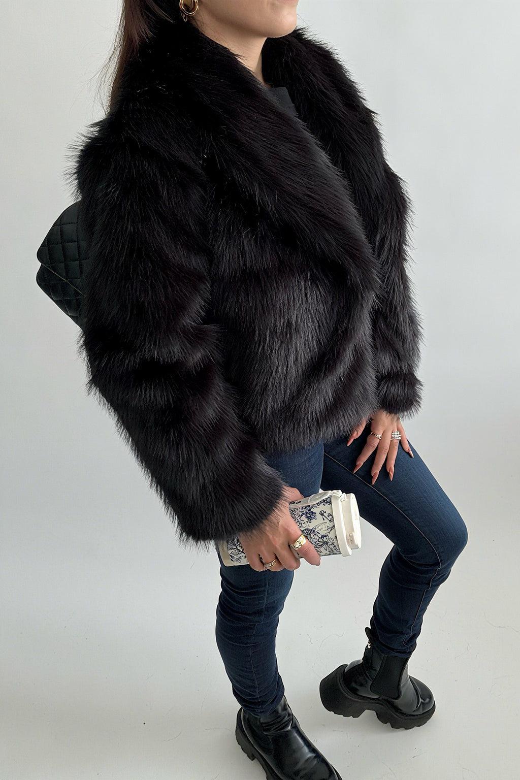 Manteau Veste Élégant en Fausse Fourrure Femme – Chic et Confort pour Hiver et Automne