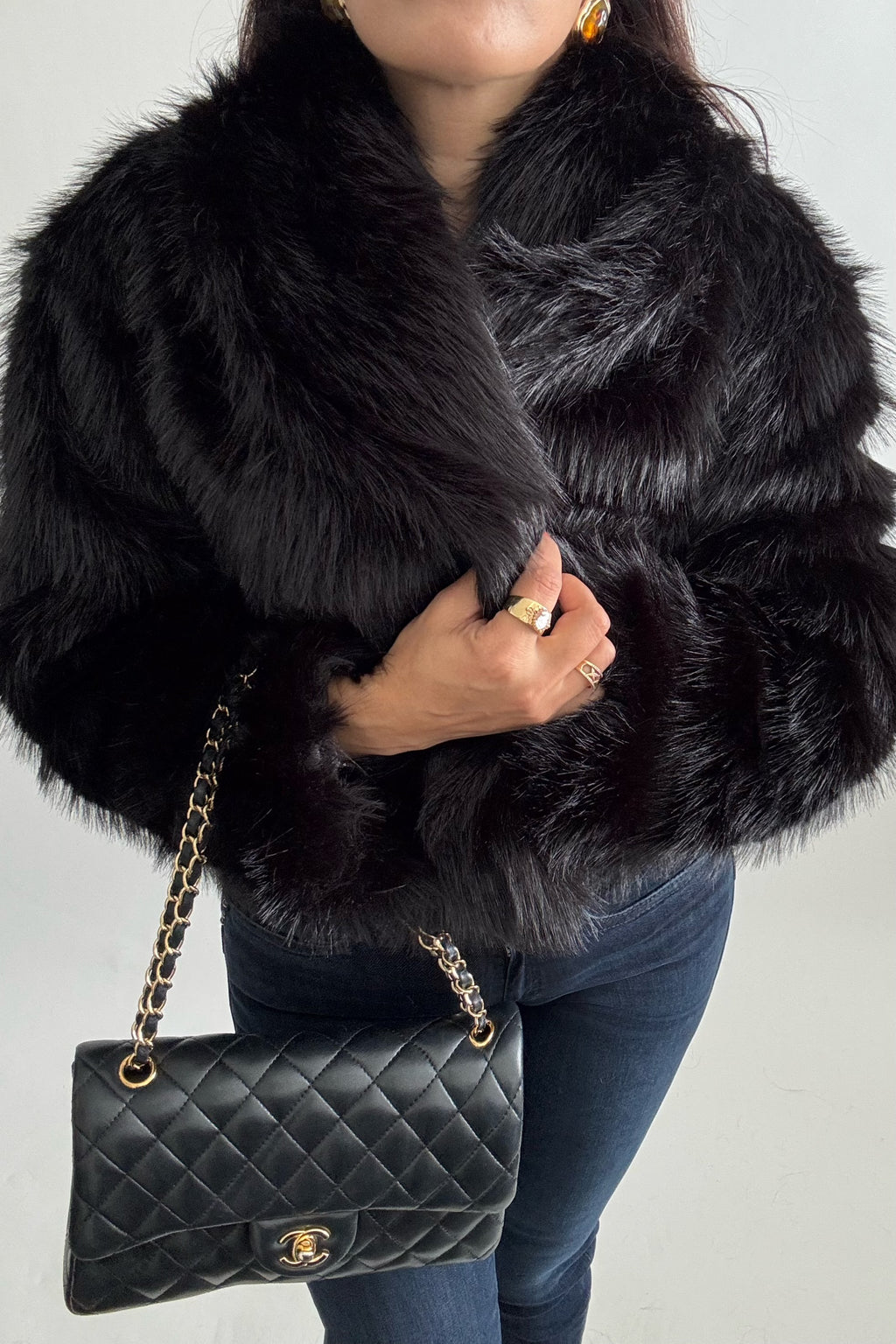 Manteau Veste Élégant en Fausse Fourrure Femme – Chic et Confort pour Hiver et Automne