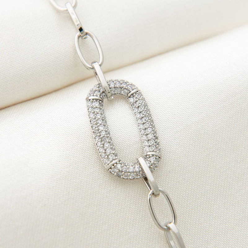 Bracelet argent 925 Zircon - ARMINE'S STYLE HUB