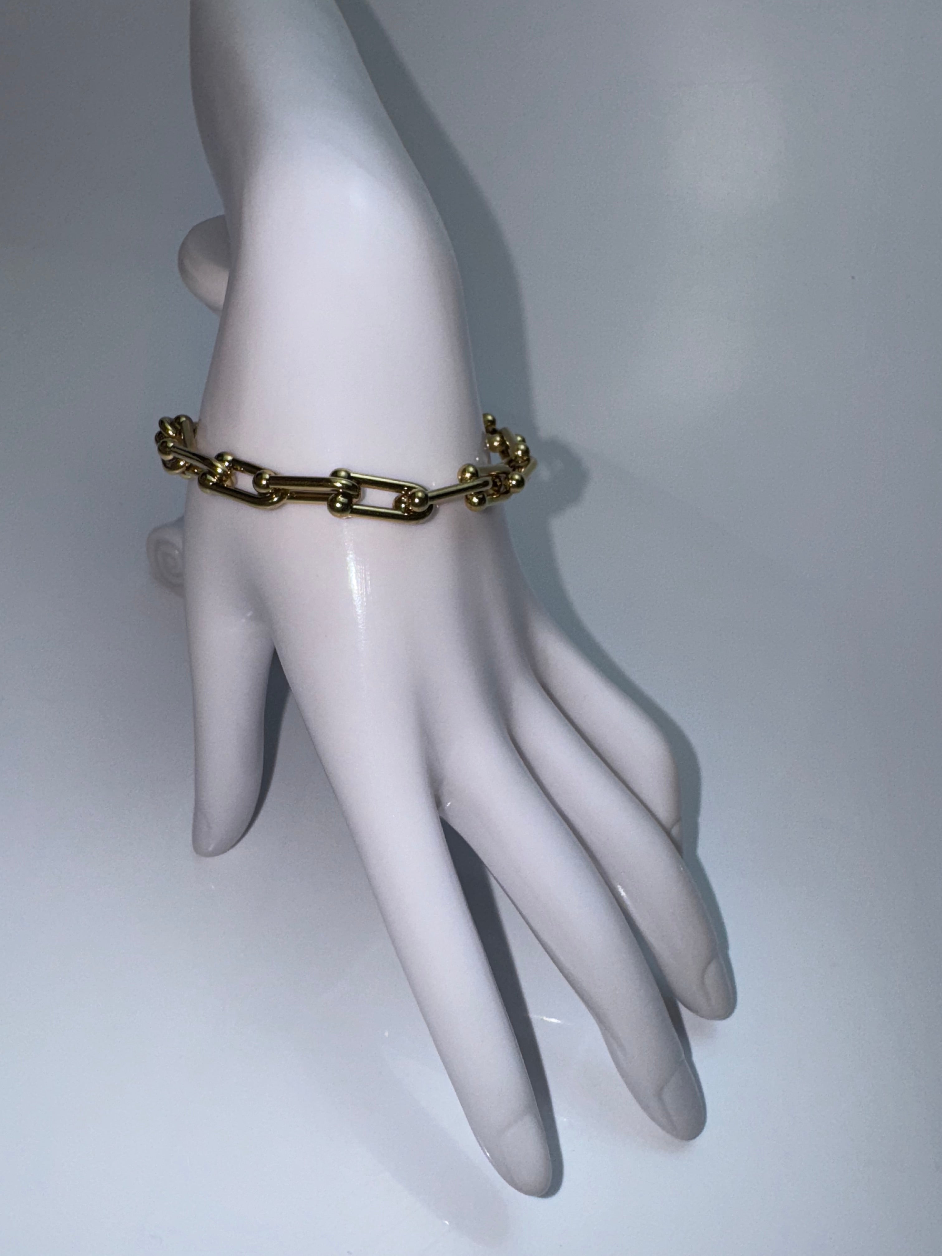 Bracelet Chaîne Épaisse en Acier Inoxydable