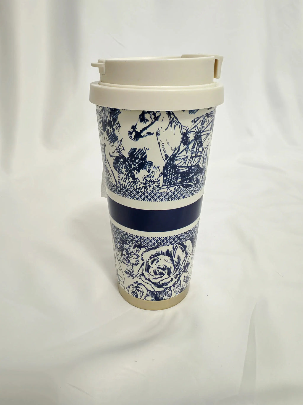 Thermos Isolé 530ml à Motifs Floraux – Acier Inoxydable 316, Paille & Couvercle | Boissons Chaudes ou Froides ARMINE'S STYLE HUB
