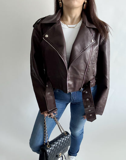 Veste femme marron