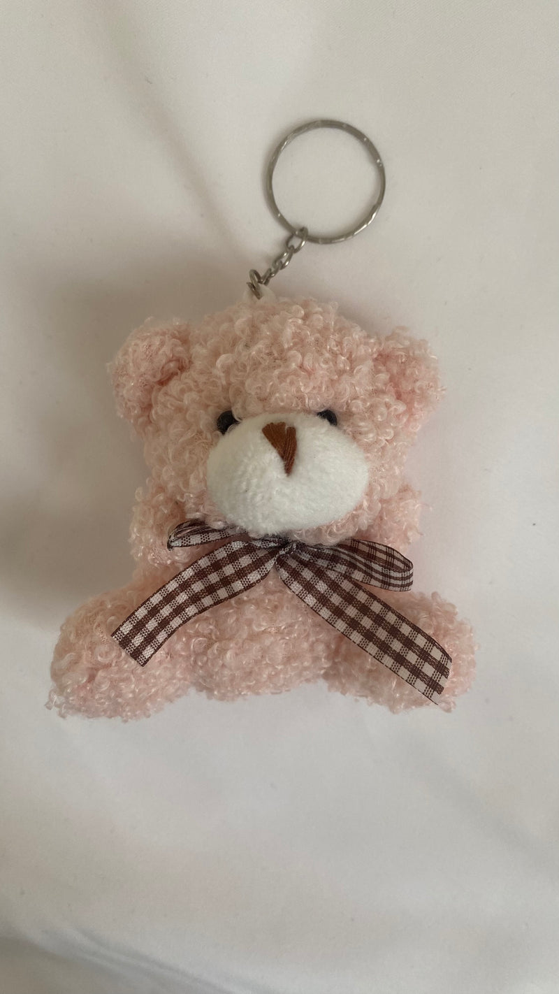 Porte-clé ourson en peluche