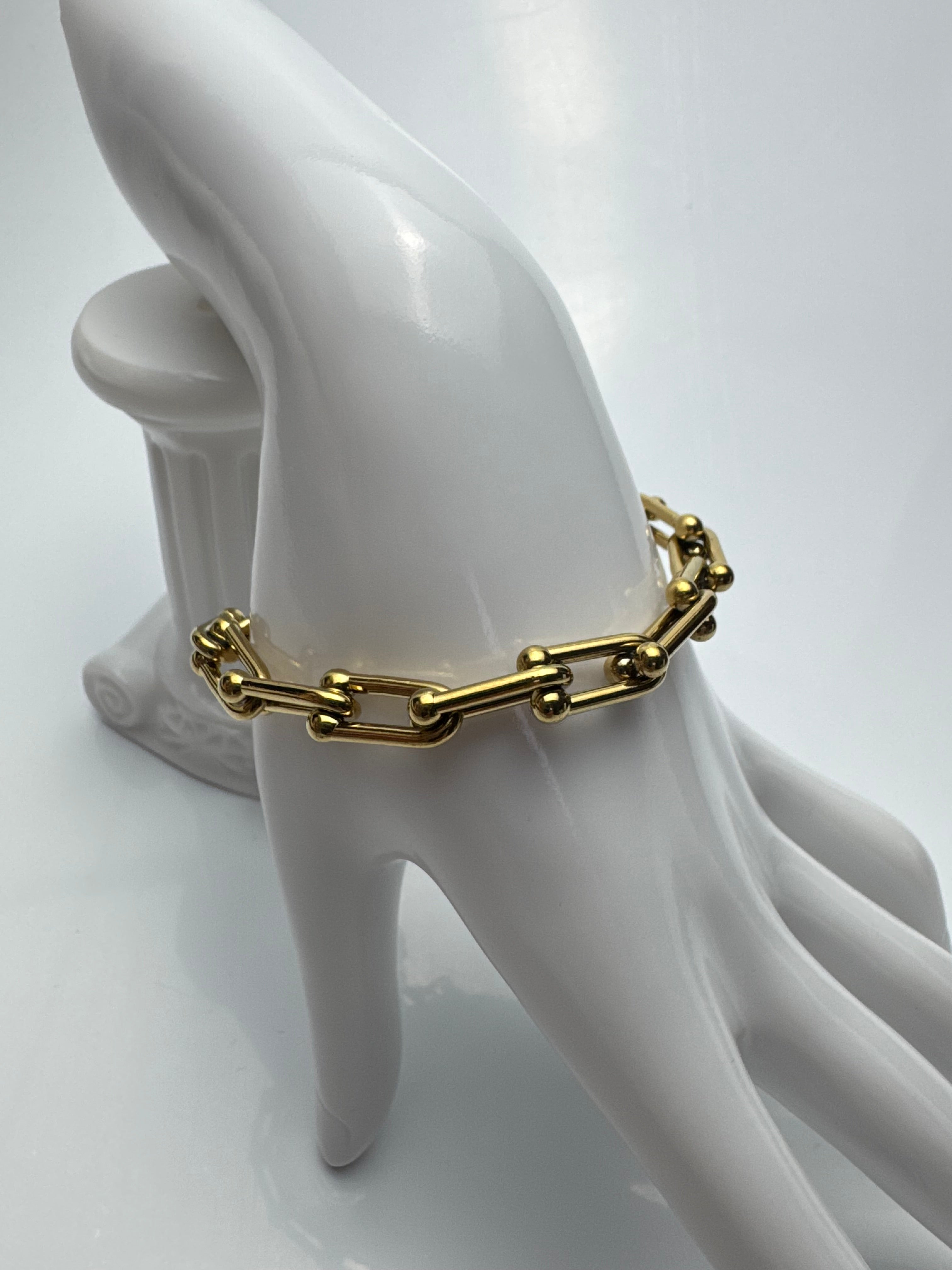 Bracelet Chaîne Épaisse en Acier Inoxydable