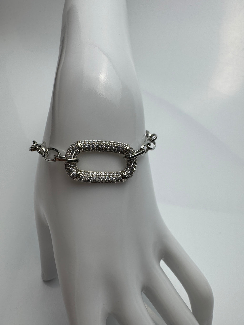 Bracelet argent Strass Zirconium