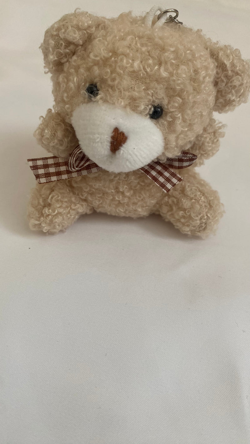 Porte-clé ourson en peluche