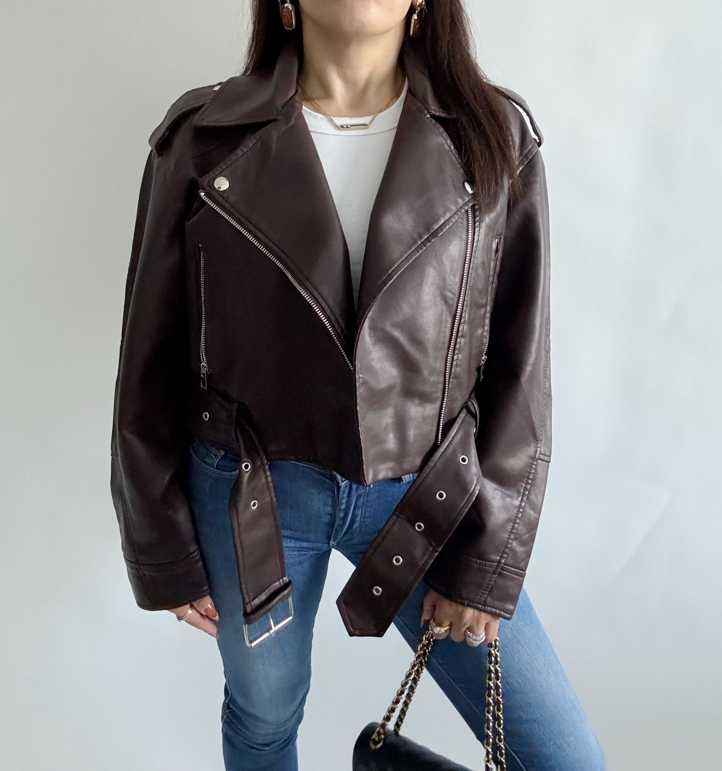 Veste femme marron