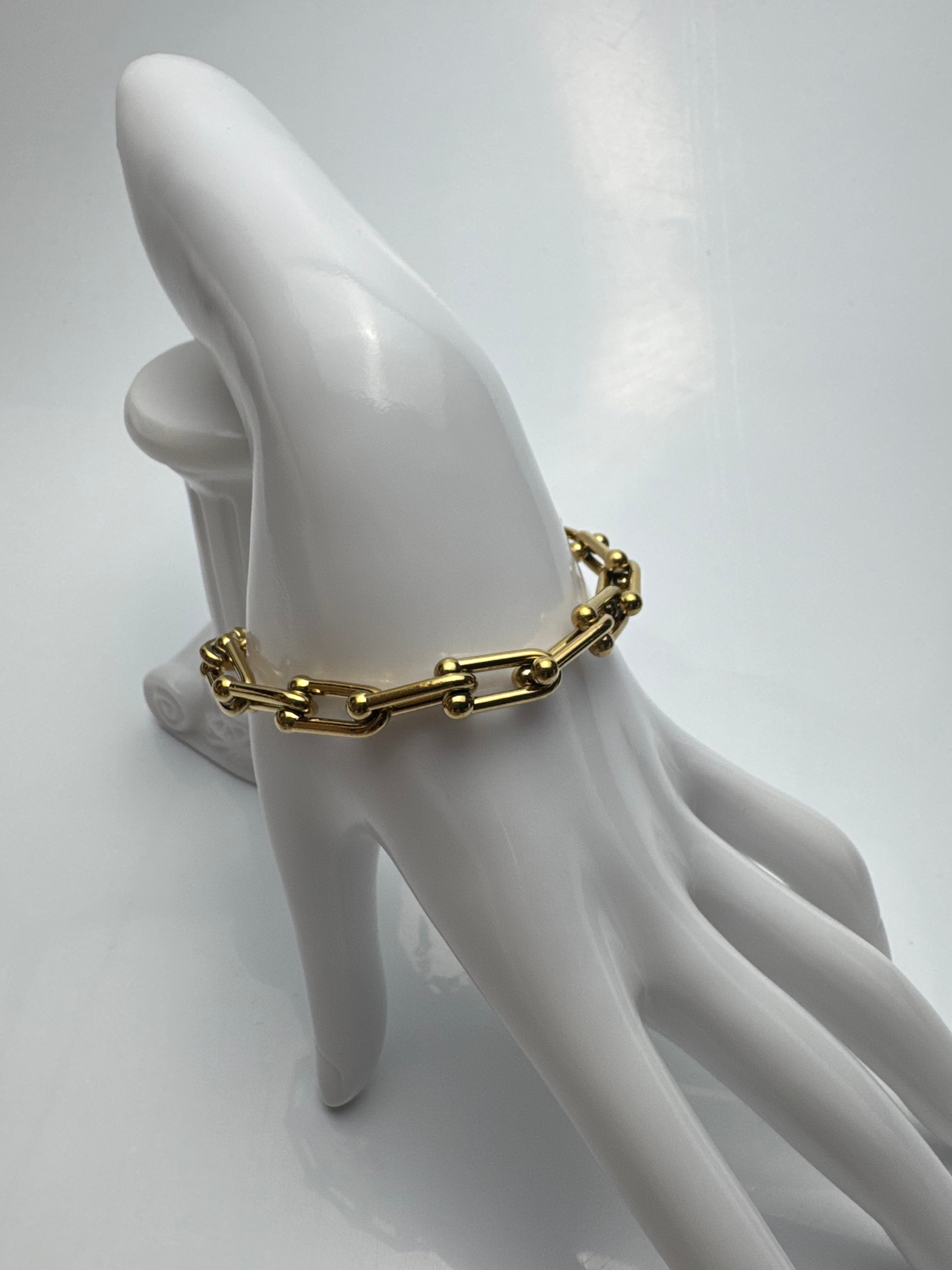 Bracelet Chaîne Épaisse en Acier Inoxydable
