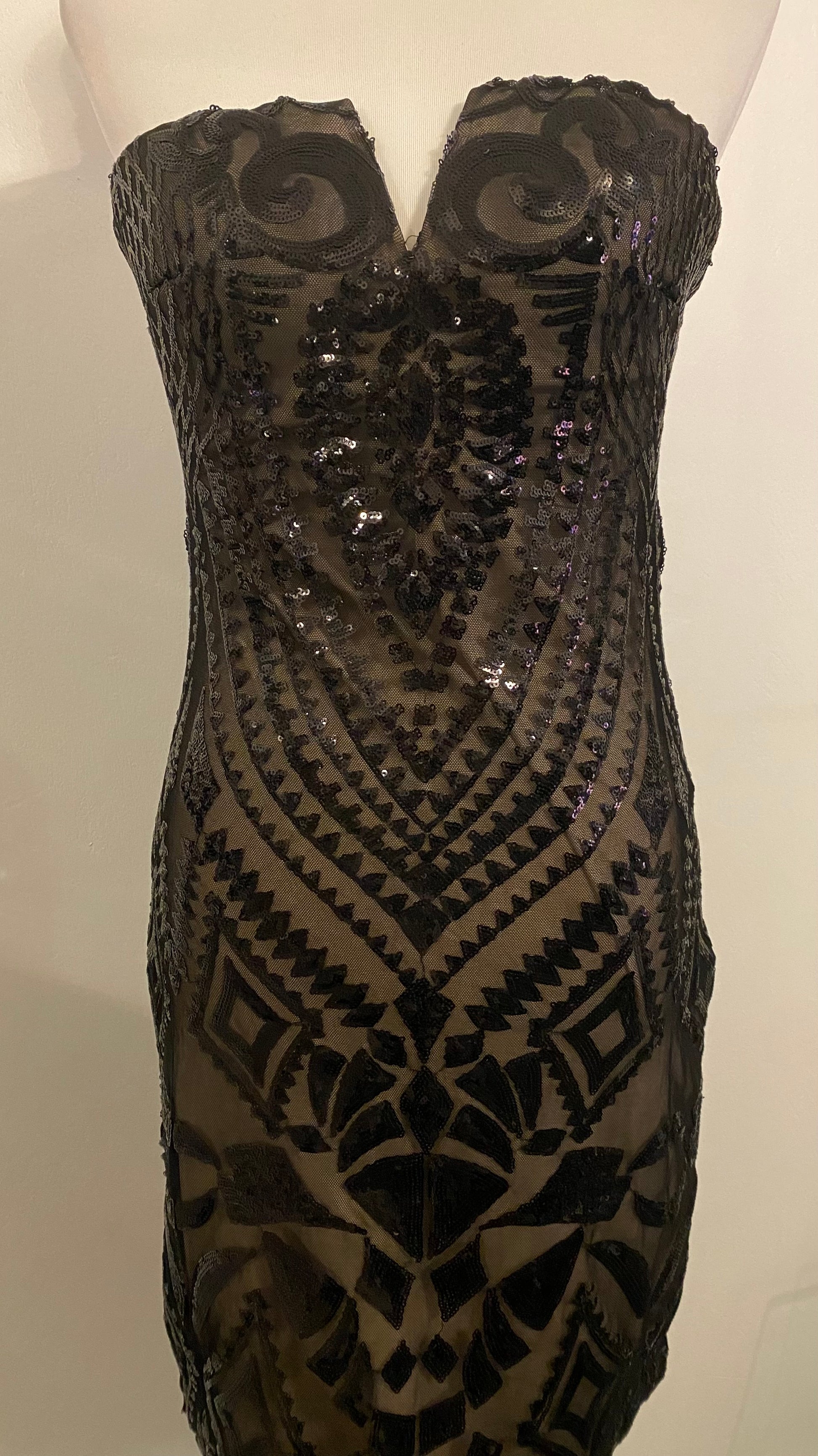 Robe bustier moulante à sequins - ARMINE'S STYLE HUB