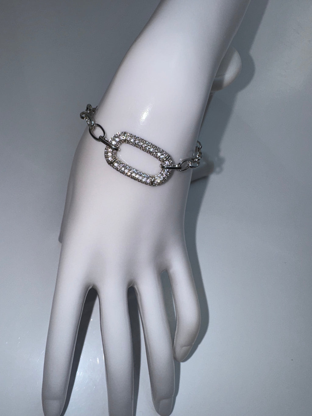 Bracelet argent Strass Zirconium