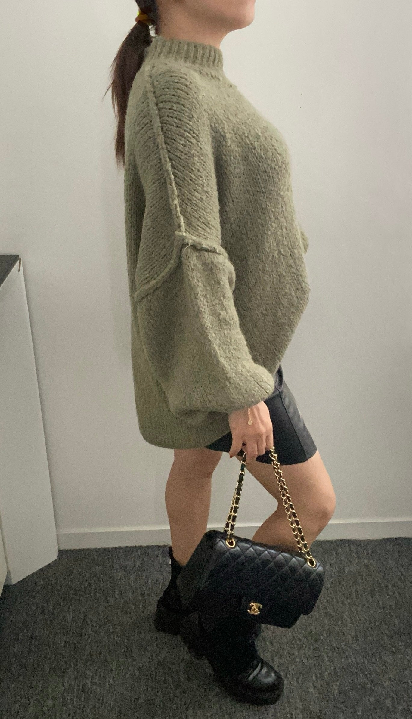 Pull large en tricot épais Leila - ARMINE'S STYLE HUB