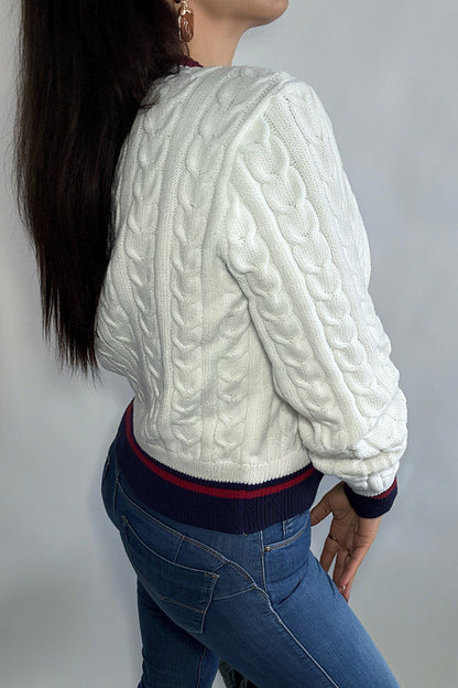 Gilet en Maille à Boutons