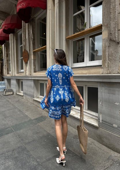 ROBE COURTE IMPRIMÉE - ARMINE'S STYLE HUB