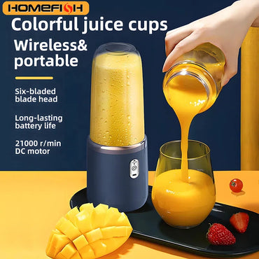 Blender Électrique Portable 400ml avec Chargement USB pour Jus de Fruits - ARMINE'S STYLE HUB